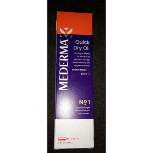 Mederma Quick Dry Oil for Stretch Marks & Scars Full Body Treatment 3.4FlOz (K9)
